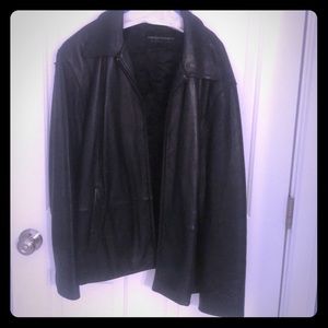 Men’s leather jacket Large
